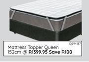 Mattress Topper Queen 152cm 10294187