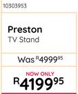 Preston TV Stand 10303953