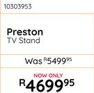 Preston TV Stand 10303953