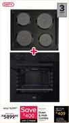 Defy Oven & Hob Combo DCB838/E 10127074