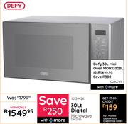 Defy 30Ltr Mini Oven MOH2330BL 10290745