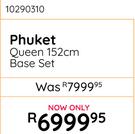 Sealy Phuket Queen 152cm Base Set 10290310