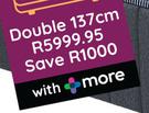 Cloud Nine Spine Saver Double 137cm Base Set