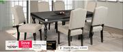 Hennessey Table + 6 Hennessey Dining Chairs