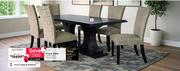 Prince Table + 6 Princeton Dining Chairs-Combo