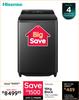 Hisense 18Kg Black Top Loader WT3I1823UB 10302446