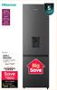 Hisense 263Ltr Metallic Fridge Freezer H370BIT-WD 10278367