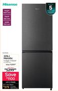 Hisense 223Ltr Metallic Fridge Freezer KTF518-2WH 10278316