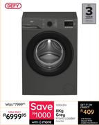 Defy 8Kg Grey Front Loader DAW396 10304254