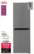 Defy 247Ltr Metallic Fridge Freezer DAC447 10129584