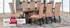 Meridian Table + 8 Meridian Dining Chairs-Combo