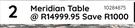 Meridian Table 