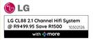 LG CL88 2.1 Channel HiFi System 10302126
