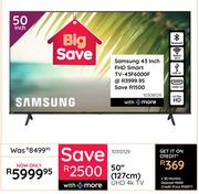 Samsung 43"(109cm) FHD Smart TV 43F600F 10308129