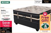 Restonic Ballito Queen 152cm Base Set Plus Free Gift (Restonic Umbrella)