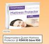 Sleepmasters Queen Mattress Protector 10127130