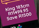 Sealy Belize King 183cm Base Set