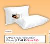 SMAS 2 Pack Hollowfiber Pillows 10119630
