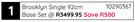 Sleepmasters Brooklyn Single 92cm Base Set 10290367