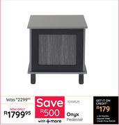 Steel & Rose Onyx Pedestal