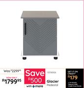 Steel & Rose Glacier Pedestal
