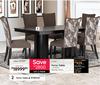 Porto Table + 6 Porto Dining Chairs Combo