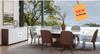 Cove Table + 6 Cove Dining Chairs Combo