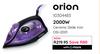 Orion 2000W Ceramic Glide Iron OSI-2001 10304483