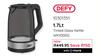 Defy 1.7Ltr Tinted Glass Kettle WK5300G 10301351