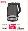 Defy 1.7L Tinted Glass Kettle WK5300G