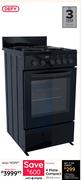 Defy 4 Plate Compact Stove DSS554