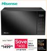 Hisense 34Ltr Black Microwave H34MOBS17 10302111