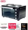 Defy 30Ltr Black Mini Oven MOH2330BL 10290745