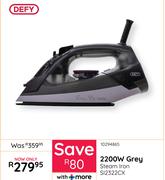 Defy 2200W Grey Steam Iron S12322CX 10294865