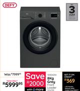 Defy 8Kg Grey Front Loader Washing Machine DAW396 10304254