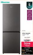 Hisense 223L Metallic Freezer/Fridge H310BIT 10278316
