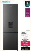 Hisense 263Ltr Metallic Fridge Freezer H370BIT-WD 10278367