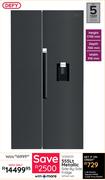 Defy 555Ltr Metallic Side By Side Fridge DFF647-WD 10306035