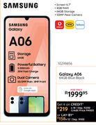 Samsung Galaxy A06 64GB Blue Black Smartphone 10299856