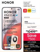 Honor X9d 256GB Black 5G 10321234