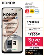 Honor X7d Black Dual Sim