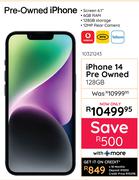 Apple iphone 14 128GB Pre Owned