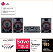 LG 2.1 Channel Mini Hi Fi System CL88.2 10123698