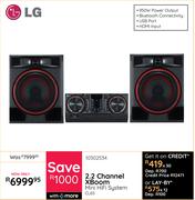 LG 2.2 Channel Xboom Mini HiFi System CL65 10302534