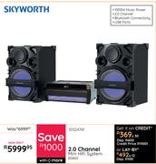 Skyworth 2.0 Channel Mini HiFi System BS800 10324741