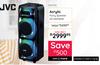 JVC Acrylic Party Speaker XS-N5216PB 10327374