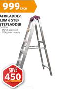 Afri Ladder 1.8m 6 Step Ladder 1342550