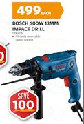 Bosch 600W 13mm Impact Drill 1397416