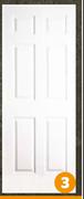 Moulded Door 6 Panel 813 x 2032mm 1366441-Each