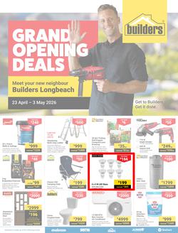 Builders : Longbeach Grand Opening Deals (23 April - 03 May 2026), page 1